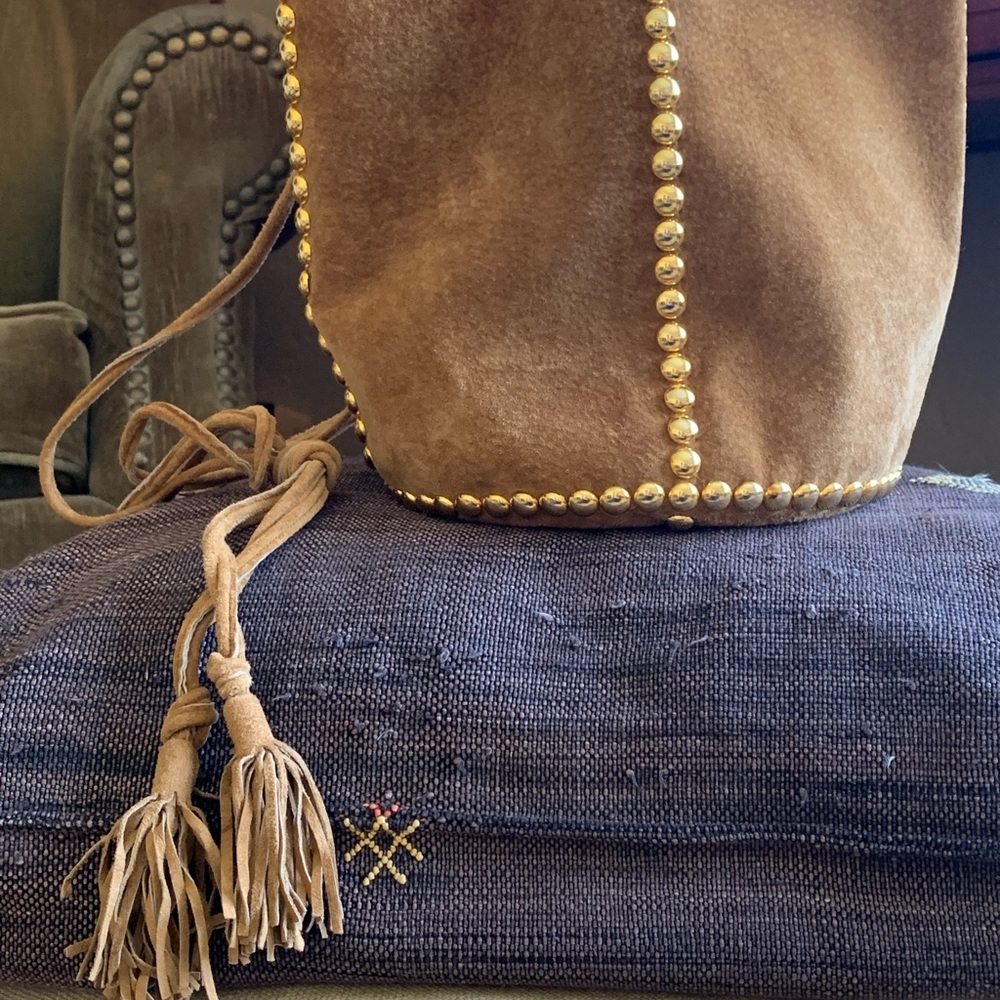 Renault Pelligrino Paris Vintage Suede Handbag